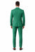 Mens One Button Notch Lapel Green Suit