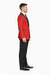 Men'S One Button Red And Black Lapel 2 Toned Tuxedo Dinner Jacket
