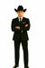 Men'S One Button Slim Fit Solid Black Side Vents Tuxedo Suit With Shawl Lapel