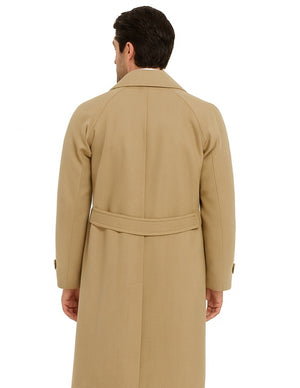 Mens Overcoat Mens Topcoat Mens Camel  Wool Dress Coat