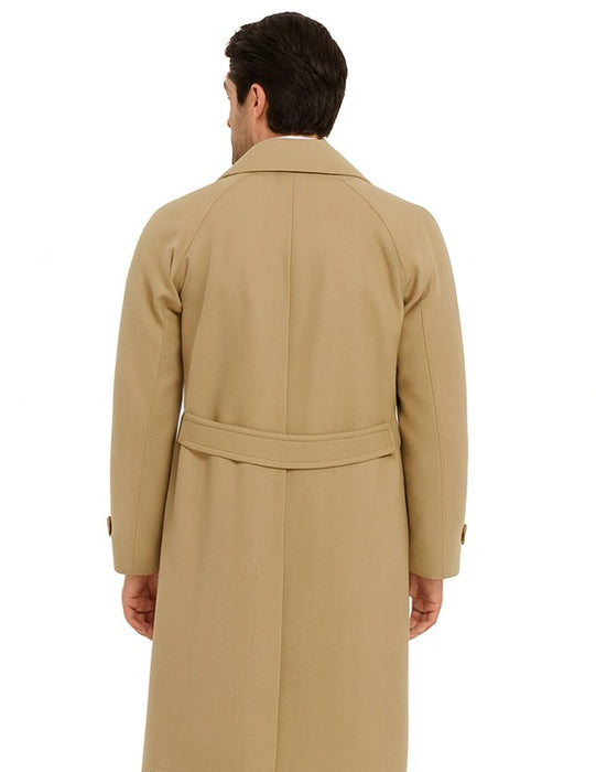 Mens Overcoat Mens Topcoat Mens Camel  Wool Dress Coat