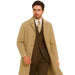 Mens Overcoat Mens Topcoat Mens Camel  Wool Dress Coat