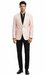 Mens Paisley Blazer - Light Pink - Blush Prom Tuxedo Dinner Jacket