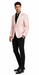 Mens Paisley Blazer - Light Pink - Blush Prom Tuxedo Dinner Jacket