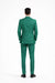 Men's Peak Lapel Green Suit