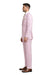 Modern Fit Summer 2 Piece 2 Button Suit Striped Seersucker in Navy