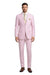 Modern Fit Summer 2 Piece 2 Button Suit Striped Seersucker in Navy