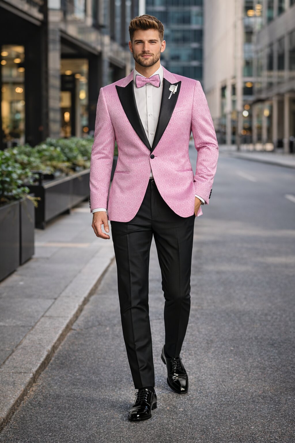 Lilac Church Suit for Men – Sophisticated Pastel Formal Wear Modern Fit
