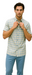 Mens Plaid Walking Suit in Powder Blue by Dreams by Zacchi – 2 Piece Leisure Outfit with Matching Shirt and Pants - $99