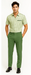Mens Plaid Walking Suit in Sage by Dreams by Zacchi – 2 Piece Leisure Outfit with Matching Shirt and Pants - $99
