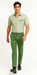 Mens Plaid Walking Suit in Sage by Dreams by Zacchi – 2 Piece Leisure Outfit with Matching Shirt and Pants - $99