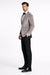 Men's Platinum Velvet Dinner Jacket with Satin Shawl Lapel | Formal Wedding Prom Blazer
