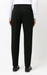 Mens Pleated Dress Pants Solid Black Wide Leg Slacks Pleated Baggy Dress Trousers Unhemmed Unfinished Bottom