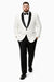 Mens Big and Tall Blazer - White Plus Size Tuxedo Jacket