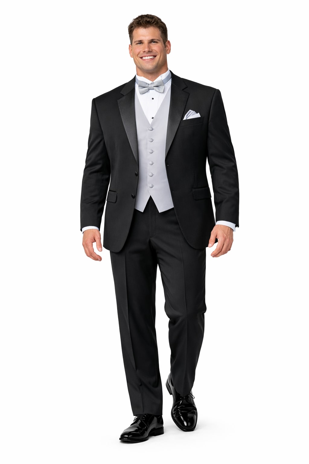 High Quality 2-Button Side Vented Super 120'S Tuxedo Suits + Shirt + Any - Image 6
