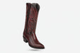 Mens King Exotic Ostrich Leg Boots Black Cherry (4980518) by King Exotic Boots