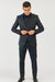 Mens Prom Tuxedo Paisley Suit - Wedding Floral Suit- Midnight - Royal - Navy Blue Wedding Jacket + Vest + Pants