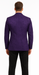 Mens Purple Paisley Blazer - Big and Tall Sport Coat With Bowtie