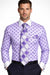 Polka Dot Dress Shirt - Purple
