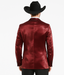 Men's Red 2 Buttons Slim Fit Solid Sharkskin Cheap Priced Blazer Jacket For Men Sport coat