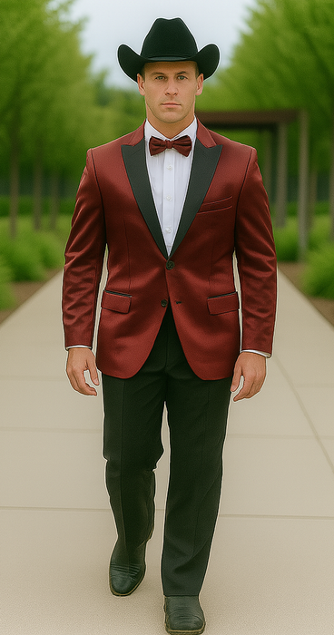 Men's Red 2 Buttons Slim Fit Solid Sharkskin Cheap Priced Blazer Jacket For Men Sport coat