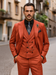 Designer Red Three-Piece Suit – Business & Wedding Wear for Men