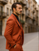 Designer Red Three-Piece Suit – Business & Wedding Wear for Men