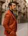 Designer Red Three-Piece Suit – Business & Wedding Wear for Men