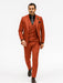 Designer Red Three-Piece Suit – Business & Wedding Wear for Men