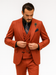 Designer Red Three-Piece Suit – Business & Wedding Wear for Men