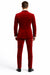 Mens Velvet Suit - Slim Fit Double Breasted Suit Blazer and Pants - Green