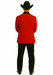 Men's Red  One Button Suit