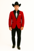 Men's Red  One Button Suit