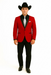 Men's Red  One Button Suit