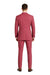 Modern Fit Summer 2 Piece 2 Button Suit Striped Seersucker in Navy