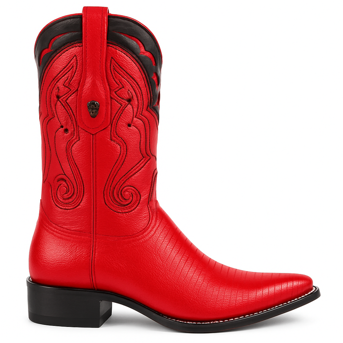 Men's Wild West Teju Lizard Skin 3X Toe Boots 29507 - Image 36