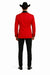 Men's Red  One Button Suit