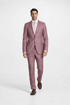 Men's Rose Gold - Dusty Rose One Chest Pocket Suits / Tuxedo - Image 3