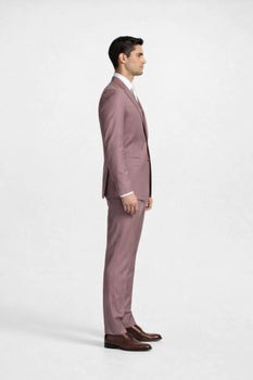 Men's Rose Gold - Dusty Rose One Chest Pocket Suits / Tuxedo - Image 4