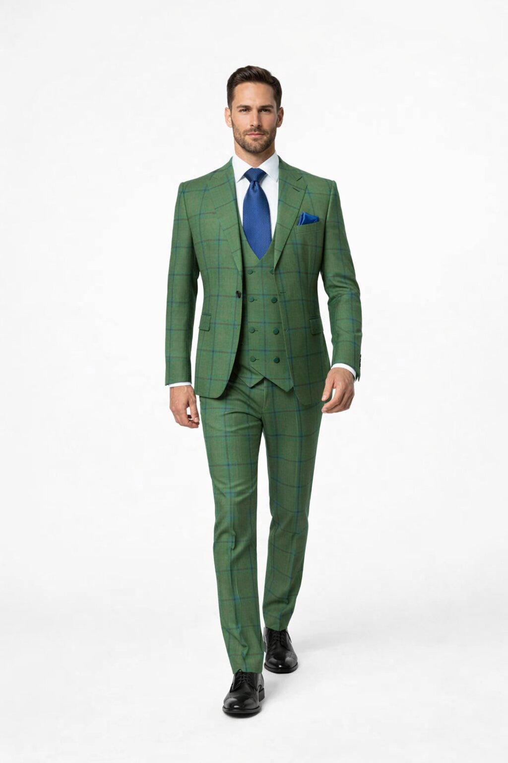 Rossi Man Max RM1841 – Men's Slim Fit 3-Piece Suit for Men
