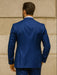 Men’s Designer Blue Suit with Vest and Pocket Chain – Stylish Attire