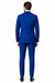 Men'S 1 Button Royal Blue Tuxedo Black Lapeled Dress Suits For Men Dinner Jacket
