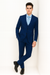 Men’s Royal Blue Modern Fit 3-Piece Vested Suit – Premium Formal Wear for Weddings & Business
