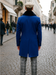 Mens Royal Blue Overcoat – Stylish Blue Carcoat & Topcoat for Winter Elegance