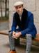 Mens Royal Blue Overcoat – Stylish Blue Carcoat & Topcoat for Winter Elegance