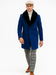 Mens Royal Blue Overcoat – Stylish Blue Carcoat & Topcoat for Winter Elegance