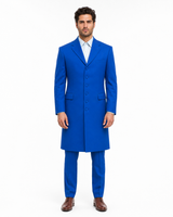 Men's Royal  Seven Button Zoot Dress Zoo t Suit - Pimp Suit - Zuit Suit for Men