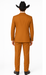 Men's Rust Classic Fit 2 Button Two-Piece Side Vents Cheap Priced Business Suits Clearance Sale