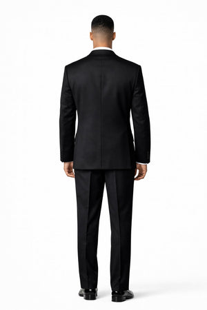 Men'S 2 Buttons Tuxedo 2 Buttons Tuxedo Jacket + Pants Satin - Image 2
