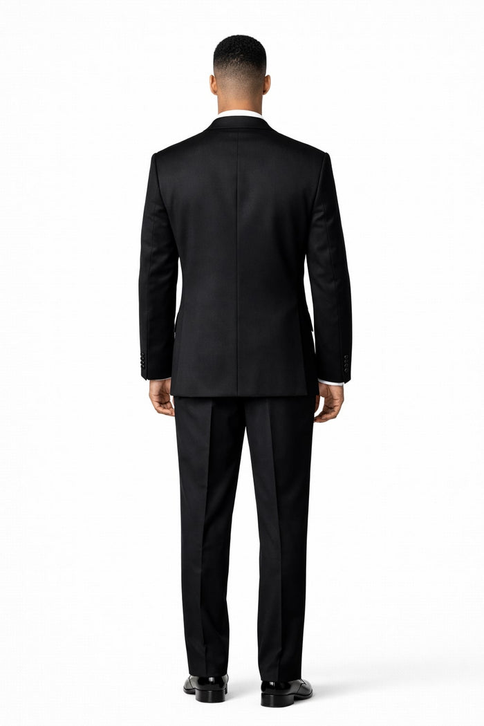 Men'S 2 Buttons Tuxedo 2 Buttons Tuxedo Jacket + Pants Satin - Image 2